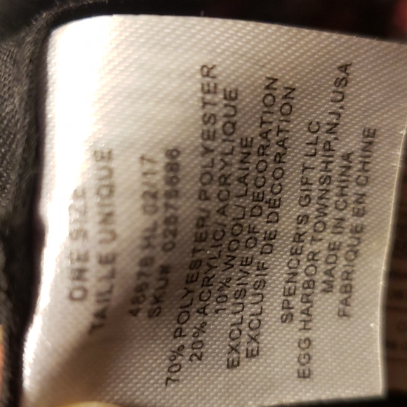 Grey chevron print fidora hat - Picture 4 of 4